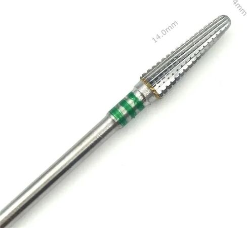 L0414P2S Long Cone Carbide Nail Drill Bits 3/32 Cuticle Clean Burr Rotary Milling Cutters 1Pcs in Saudi Arabia