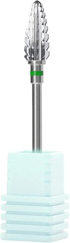 Flame Carbide Nail Drill Bit 3/32 Professional Two-Way Nail Bits 1Pcs(Coarse - C) in Saudi Arabia