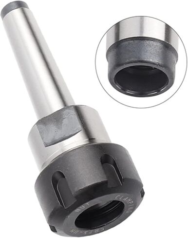 MT2 Tool Holder, ER25 Collet Chuck Holder Face Milling Arbor Adapter CNC Milling Tools, Better Cleanness, More Stable Accuracy, Suitable for All ER25 Collets, Carbon Steel in Saudi Arabia