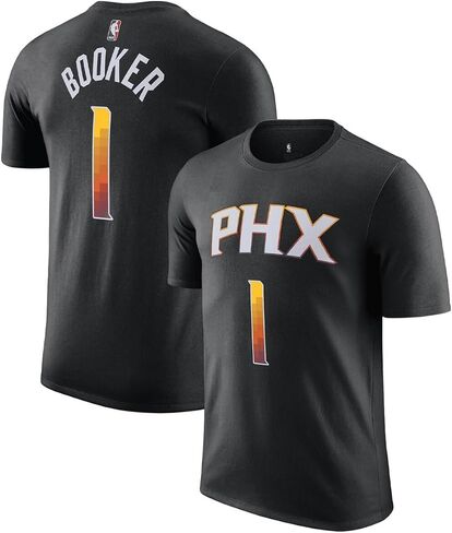 Devin Booker Phoenix Suns NBA Kids Youth 8-20 بيان البيان الأسود in Saudi Arabia