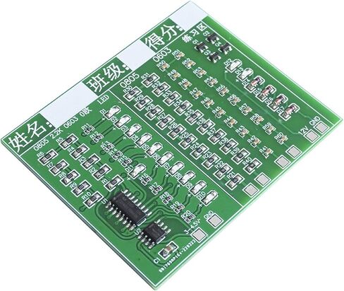84 SMD Component Welding Exercise Boards 555+CD4017 Flow Lamp Electronic Training DIY Circuit Board in Saudi Arabia
