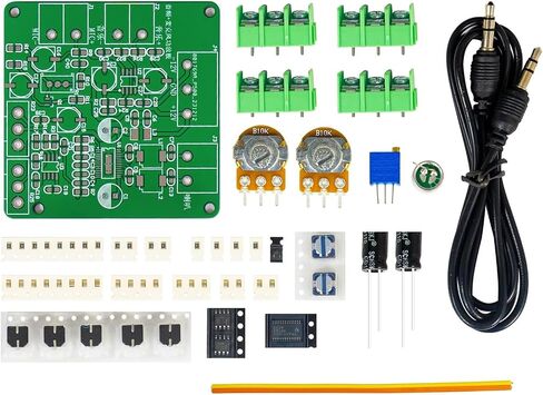 DIY Audio Microphone Amplifier Board Kit NE5532 Preamplifier Electronic Coldering Assembly Training Parts (Kit with 3W Smeker) in Saudi Arabia