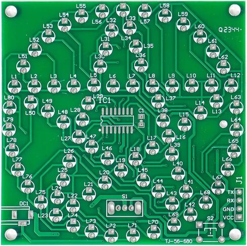 80 مملوءة بنتاغون نجم النجوم ضوء التدفق ضوء DIY Kit Microcontroller لحام لوحة الدائرة (مجموعة مع سلك 3.5 ملم) in Saudi Arabia