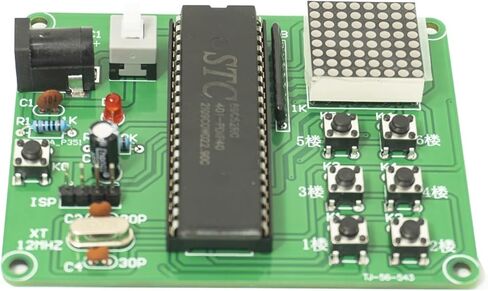 المصعد التناظري نظام التحكم المتسلسل متحكم microcontroller DOT Matrix عرض لوحة الدائرة اللحام in Saudi Arabia