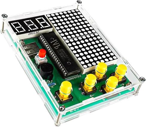 DIY Pixel Game Maker Kit Electronics DIY Soldering Project Practice Solder Learning Assembly with Shell in Saudi Arabia