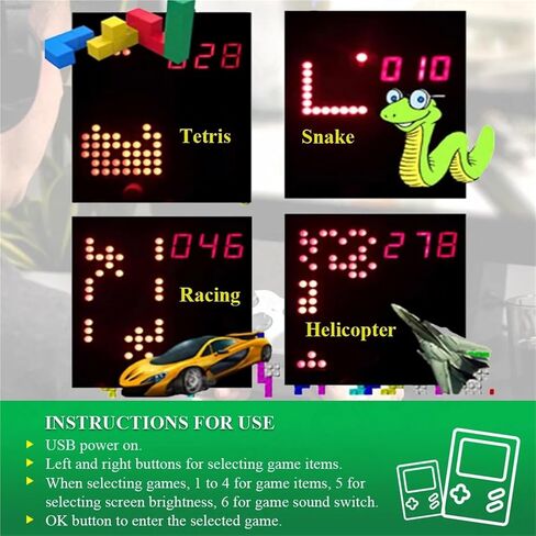 DIY Pixel Game Maker Kit Electronics DIY Soldering Project Practice Solder Learning Assembly with Shell in Saudi Arabia