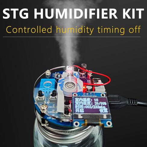 USB MINTERIFIER KIT DIY تمرين لحام لوحة دائرة STG ATOMIZER توقيت الرطوبة القابلة للتحكم (مجموعة مع كابل الطاقة) in Saudi Arabia
