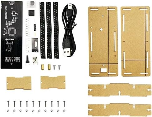 SMD Music Spectrum Kit 12-Way Spectrum Fun Electronic DIY Soldering Practice Assembly Loose Parts(Kit with Shell) in Saudi Arabia