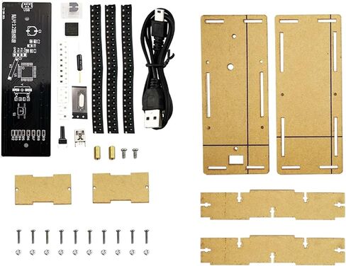 SMD Music Spectrum Kit 12-Way Spectrum Fun Electronic DIY Soldering Practice Assembly Loose Parts(Kit with Shell) in Saudi Arabia