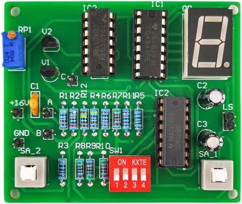 طقم لحام دائرة الموقت القابل للبرمجة مجموعة التمرينات الكهربائية والإلكترونية التدريب التجريبي لحام DIY in Saudi Arabia