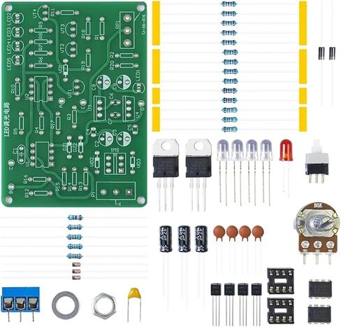 DIY PWM LED Dimmable Light Circuit Kit Terchronic Traching Traching Assembly Practic in Saudi Arabia
