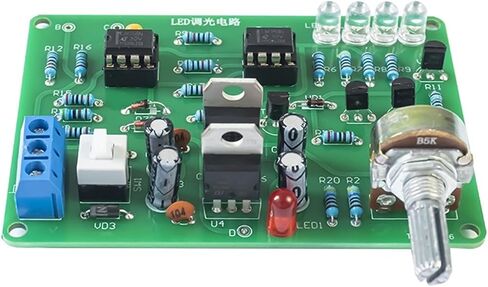 DIY PWM LED Dimmable Light Circuit Kit Terchronic Traching Traching Assembly Practic in Saudi Arabia