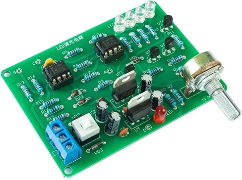 DIY PWM LED Dimmable Light Circuit Kit Terchronic Traching Traching Assembly Practic in Saudi Arabia