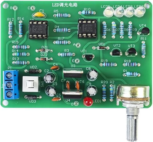 DIY PWM LED Dimmable Light Circuit Kit Terchronic Traching Traching Assembly Practic in Saudi Arabia