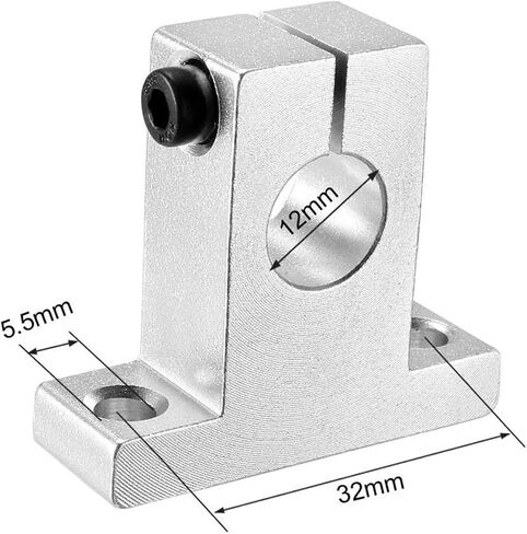 4Pcs/Lot Linear Bearing Rail Shaft Support SK6 SK8 SK10 SK12 SK16 for Linear Shaft Linear Rod Router 3D Printer Part(10mm) in Saudi Arabia