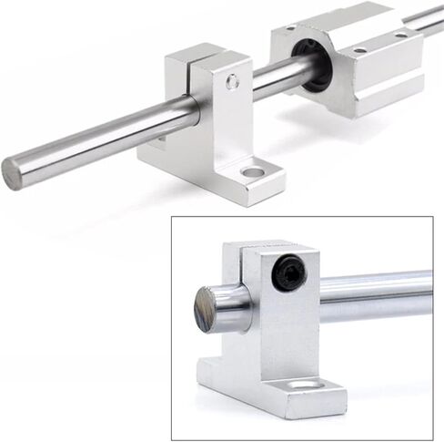 4Pcs/Lot Linear Bearing Rail Shaft Support SK6 SK8 SK10 SK12 SK16 for Linear Shaft Linear Rod Router 3D Printer Part(10mm) in Saudi Arabia