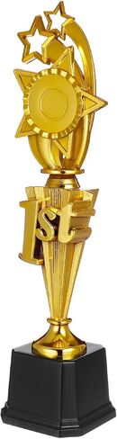 Didiseaon 1st Place Trophy Award 14.6 بوصة Golden First Place Cup Trophy Charder Basy Roward Trophies لإنجازات مسابقات بطولة كرة القدم لكرة القدم in Saudi Arabia
