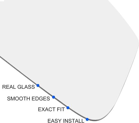 TOP-VIGOR 1-Pack Driver Side Heated Mirror Glass Compatible with Infiniti Q50 2014-2022 Q60 2017-2022 Q70 2014-2019 Q70L 2015-2019 QX30 2017-2018 Replace 96365-4GA3A in Saudi Arabia