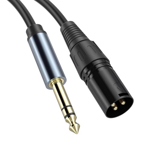6.35mm 1/4 "إلى XLR الذكور ، XLR إلى 1/4 كابل ، TRS إلى XLR ذكر ، 1/4 إلى XLR من الذكور (1 ، 6 أقدام) in Saudi Arabia