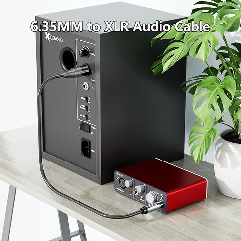 6.35mm 1/4 "إلى XLR الذكور ، XLR إلى 1/4 كابل ، TRS إلى XLR ذكر ، 1/4 إلى XLR من الذكور (1 ، 6 أقدام) in Kuwait