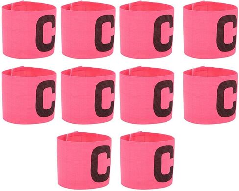 كابتن كرة القدم 10pcs ، كابتن Captain C -Arm Band للجنسين لكرة القدم كرة القدم. in Saudi Arabia