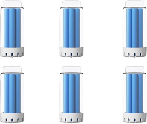 6 PCS مكنسة مكنسة نظافة صلبة منظف الأرضية متوافقة مع Ecovacs Deebot N30 Omni/N30 Pro Omni DSC060002 منظفات صلبة زرقاء ، إكسسوارات استبدال مكنسة كهربائية روبوت in Kuwait