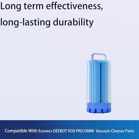 6 PCS مكنسة مكنسة نظافة صلبة منظف الأرضية متوافقة مع Ecovacs Deebot N30 Omni/N30 Pro Omni DSC060002 منظفات صلبة زرقاء ، إكسسوارات استبدال مكنسة كهربائية روبوت in Kuwait