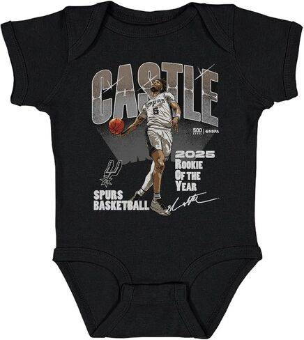 500 LEVEL Stephon Castle San Antonio Spurs 2025 Rookie Of The Year One-Piece Infant Bodysuit in Saudi Arabia