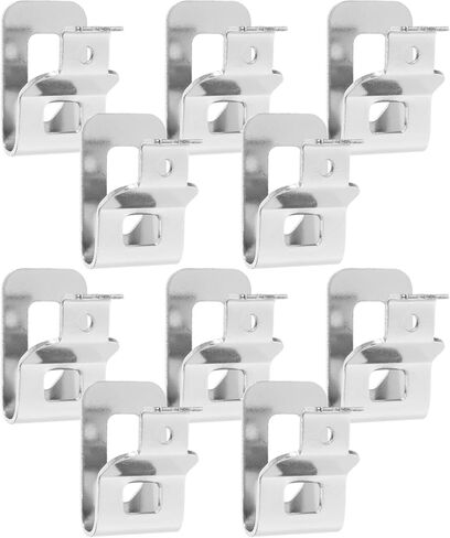 Amosfun 10Pcs High Strength Metal Belt Clip for Power Drill Tool Holder with Screws Hook for Drill Belt Compatible with Screwdrivers and Impact Wrenches in Saudi Arabia