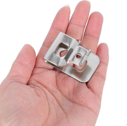 Amosfun 10Pcs High Strength Metal Belt Clip for Power Drill Tool Holder with Screws Hook for Drill Belt Compatible with Screwdrivers and Impact Wrenches in Saudi Arabia
