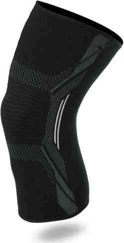 Single Knitted Nylon Sports Knee Pad Foot Cold Proof Running Basketball Skipping Rope Warm Knee Pad Riding Protective Gear Knee Sleeve in Saudi Arabia