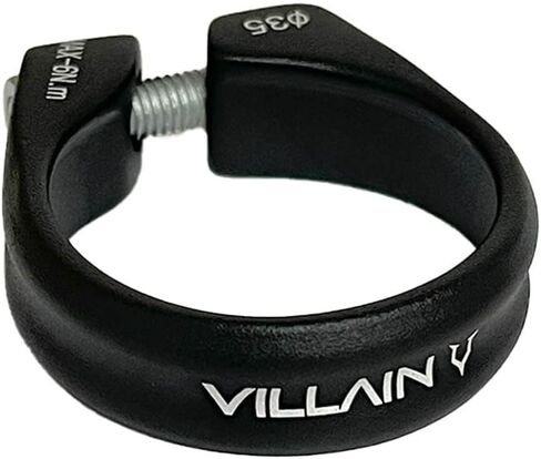 Villain Noose Seatpost Tub ، 35 ملم ، أسود ، مشبك للاستخدام مع شرير Hijack Seatpost ، مناسب للدراجات الجبلية ، الدراجات على الطرق ، Enduro ، Trail ، XC in Saudi Arabia