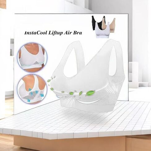 Sports Bra for Women - Plus Size High Support Workout Bra with Cooling Mesh (Full Coverage) in Saudi Arabia