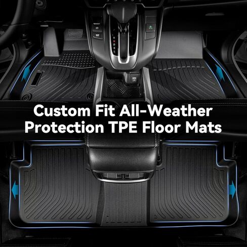 الحصير وبطانات الطابق Hutisya-floor مع مجموعة مسند الظهر مناسبة لنيسان ركلات 2025 2026 SR SV (غير ملائمة S) جميع حماية الطقس المضادة للانزلاق ودائم TPE مجموعة كاملة من الملحقات السيارات الأزرق الأزرق in Saudi Arabia