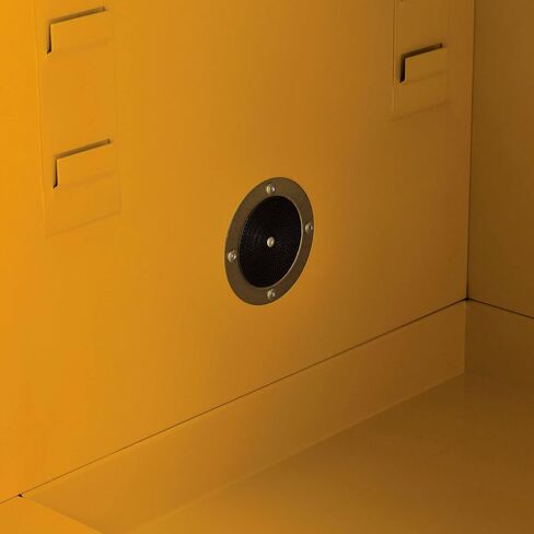 مجلس الوزراء القابل للاشتعال الصناعي العالمي ، باب واحد يدوي ، 6 جالون ، 23 "WX18 DX22 H in Kuwait