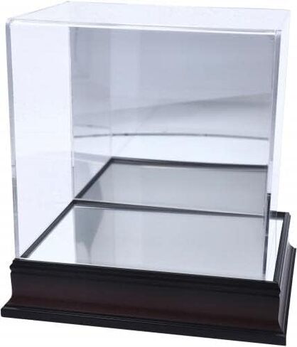 Antique Mahogany Mini Helmet Display Case with Mirror Back - Football Mini Helmet Display Cases ''Case Only'' in Saudi Arabia