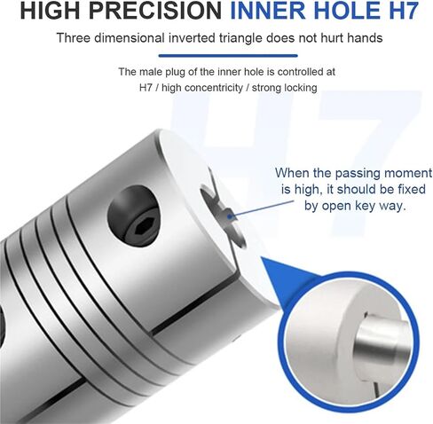 LR-B-D30L35 LR B D30L35 Aluminum Elastic Winding Shaft Coupler Motor Connector 8mm to 16mm Clamping Type Customize Flexible CNC Coupling 1Pcs(11mmX15mm) in Saudi Arabia