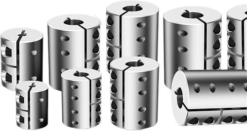 LL-B-D32L32 LL-B-D32L42 LL-B-D32L45 Shaft Coupling LL D32L32/42/45 Spider Rigid Torque Motor Connector Coupler CNC Aluminium Universal Joint 3D Printer 1Pcs(LL-B-D32L32-6X7) in Saudi Arabia