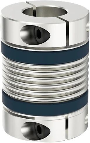 LB-B-D82L100 Shaft Coupling LB B D82L100 Bellows Flexible Motor Coupler CNC Aluminium High Elasticity Universal Joint 3D Printer 1Pcs(LB-B-D82L100-20X30) in Saudi Arabia
