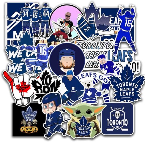 23 PCS Set of Toronto Vinyl Maple Leafs Stickers Pack Toronto Decal Maple Leafs 2-2.5 inches in Kuwait
