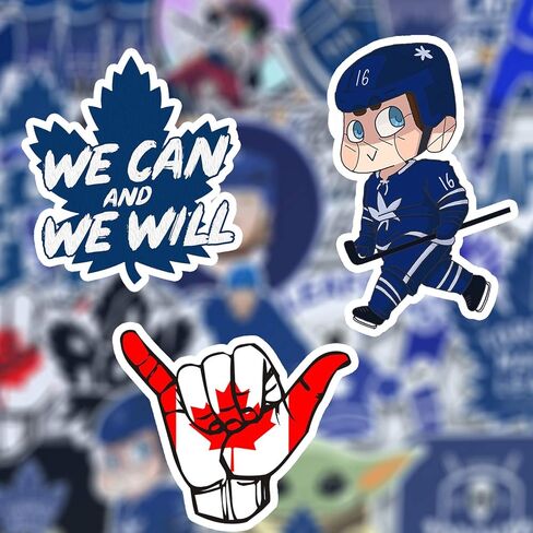 23 PCS Set of Toronto Vinyl Maple Leafs Stickers Pack Toronto Decal Maple Leafs 2-2.5 inches in Kuwait