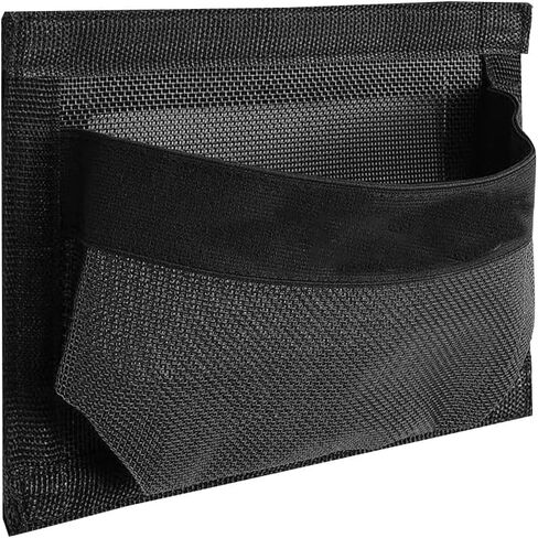 Boat 10 * 7" Self-Adhesive Mesh Bag, High Capacity Elastic Mesh Pouch Holder Framed Net Organizer Pocket for Boat Car Fishing Storage in Saudi Arabia