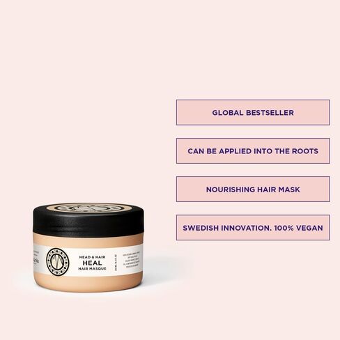 Maria Nila, Head & Hair Heal Beauty Bag, Shampoo/Conditioner/Argan Oil, Soothing Aloe Vera for dry & itchy scalps, 100% Vegan & Sulfate/Paraben free in Saudi Arabia