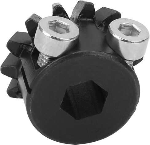 Bevel Pinion Gear 14 Teeth Clamping Bore Sprocket, Tooth Roller Chain Sprocket Precision Gear for Robot Parts 4306‑4008‑0014 8mm in Saudi Arabia