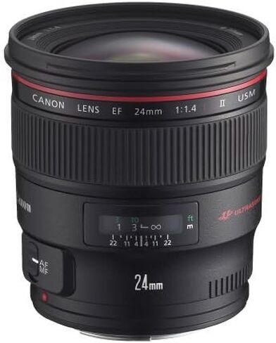 Canon EF 24mm f/1.4L II USM Wide Angle Lens - Fixed - 2750B002 , Black in Kuwait