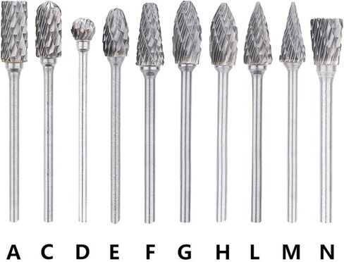 ملف كربيد الدوار للمعادن 2.35mm قطع مزدوجة الدعاوى الطحن المعدني 1Set (2.35 × 6 مم) in Saudi Arabia