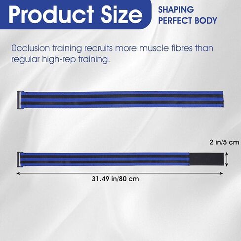 2Pack Blood Flow Restriction Band BFR Bundle Booty Bands Adjustable Exercise Glutes Occlusion Strap Best Fabric Resistance Bands for Women Men Glutes Hip Building Exercising Butt Squat Thigh Fitness in Saudi Arabia