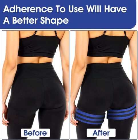 2Pack Blood Flow Restriction Band BFR Bundle Booty Bands Adjustable Exercise Glutes Occlusion Strap Best Fabric Resistance Bands for Women Men Glutes Hip Building Exercising Butt Squat Thigh Fitness in Saudi Arabia