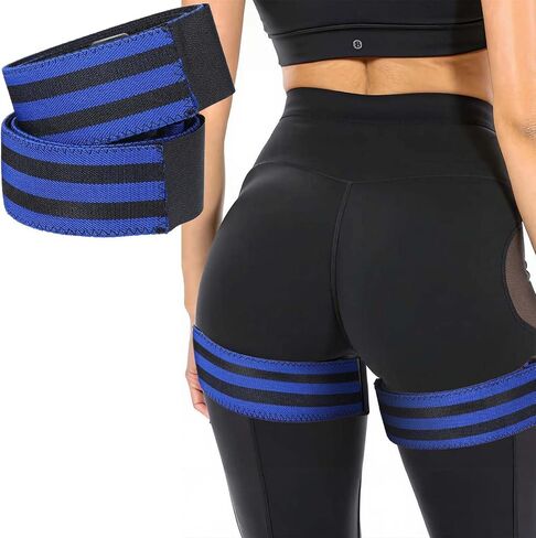 2Pack Blood Flow Restriction Band BFR Bundle Booty Bands Adjustable Exercise Glutes Occlusion Strap Best Fabric Resistance Bands for Women Men Glutes Hip Building Exercising Butt Squat Thigh Fitness in Saudi Arabia