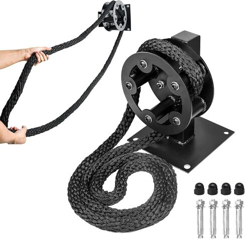 Resistance Trainer Machine Arm Strength Training Pulley Rope Puller Fitness Trainer Rope Adjustable Resistance Training Machine for Tailored Home Workouts in Kuwait